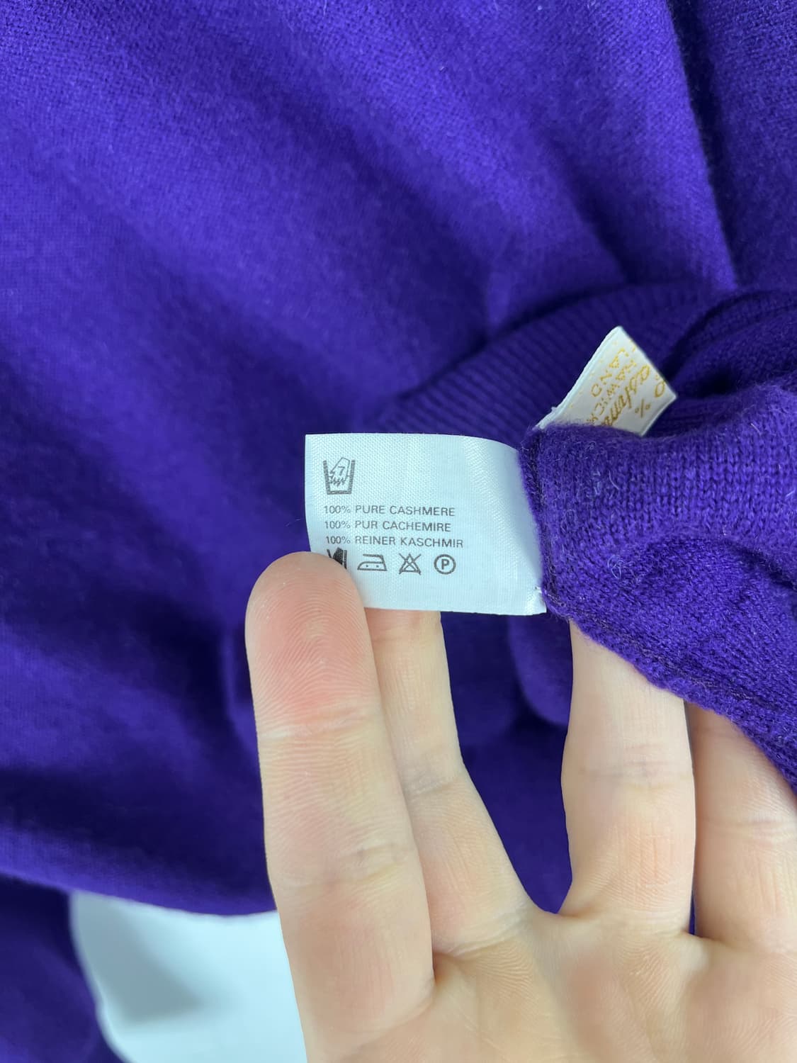 Sonia Rykiel (made in Scotland) 퍼플컬러 니트  상품이미지7