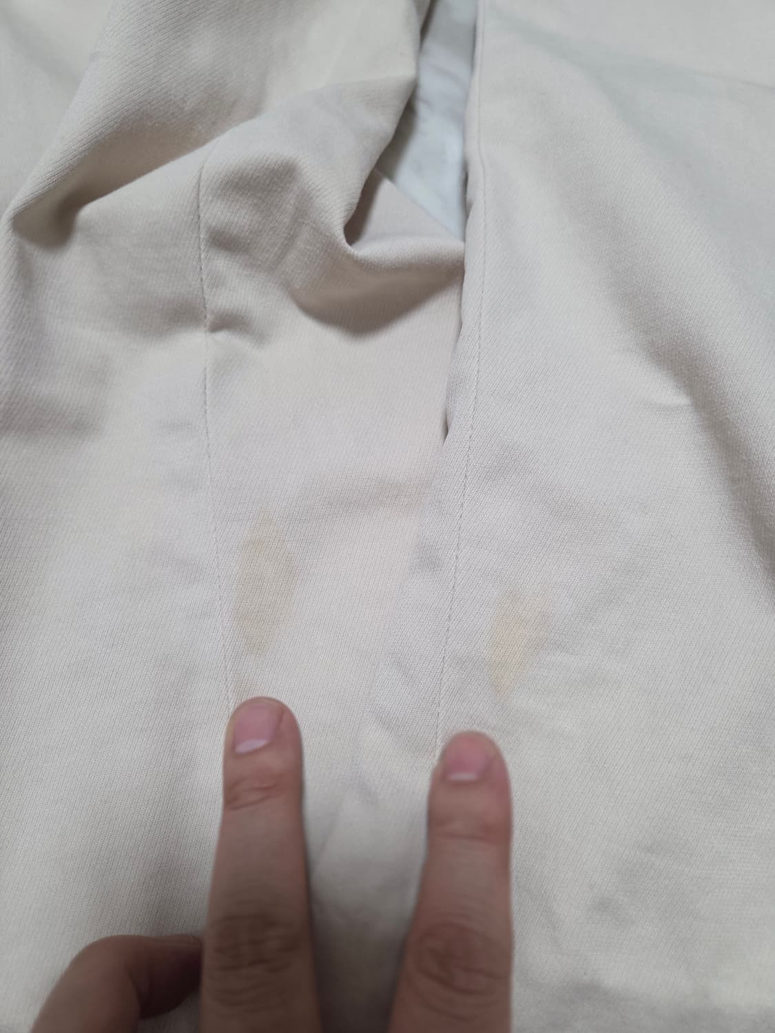 시스템옴므 베이지 면팬츠 상품이미지2