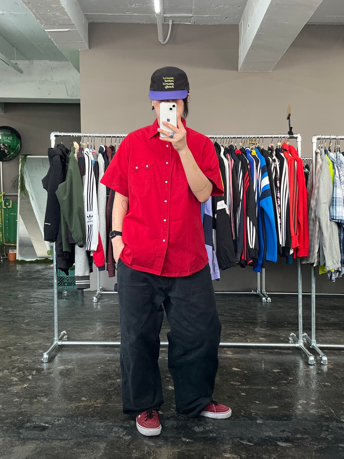 랭글러 웨스턴 반팔 셔츠  상품이미지3