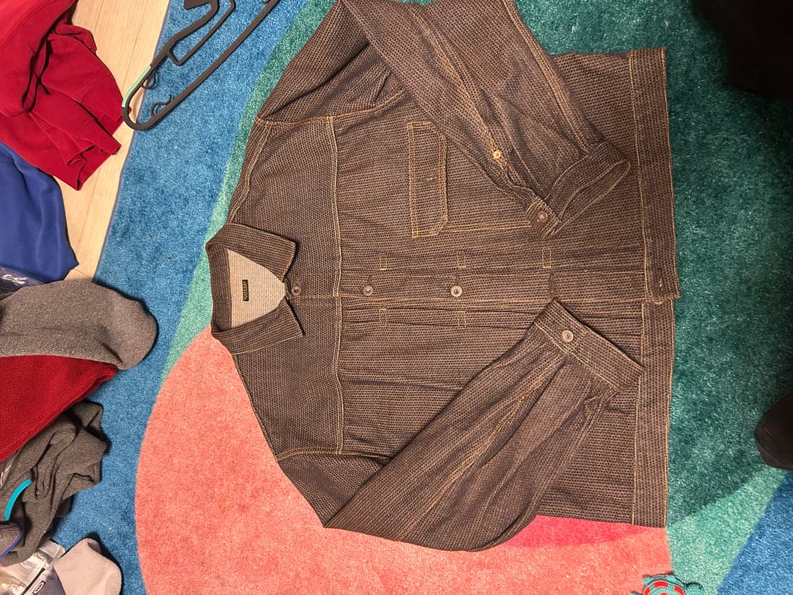 6) 캐피탈 센츄리 데님 1세대 자켓 N5S 브라운 상품이미지2