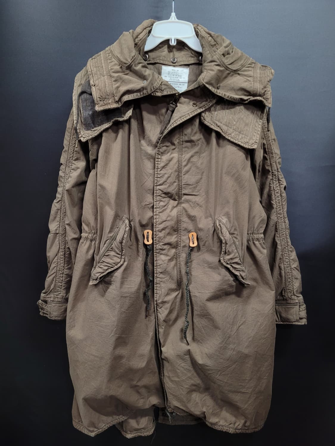 g.o.a 하이넥 피쉬테일 개파카자켓 (이너포함) 상품이미지1