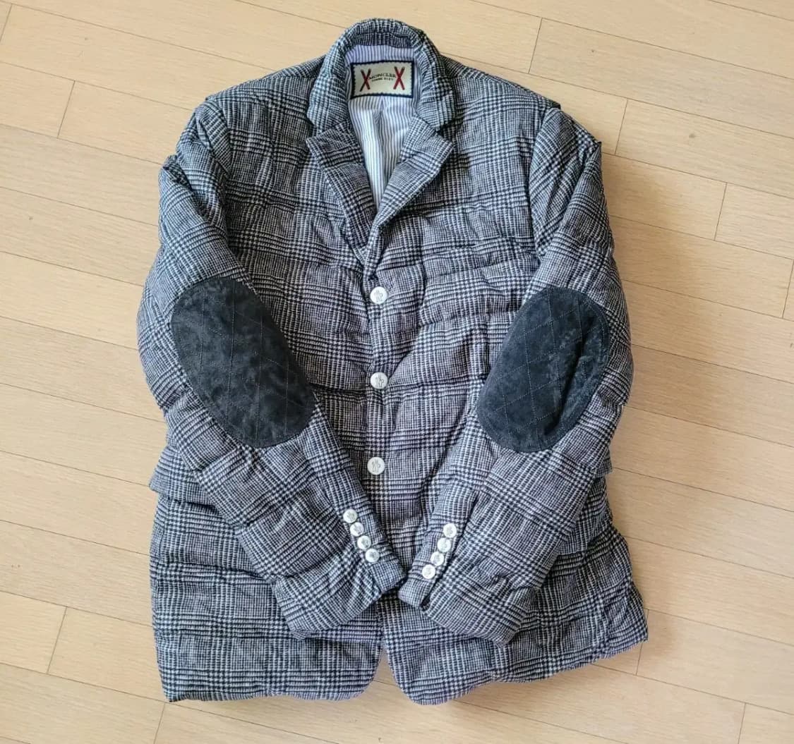 몽클레어 감마블루 패딩 블레이저 체크 4 (105) 톰브라운 상품이미지1