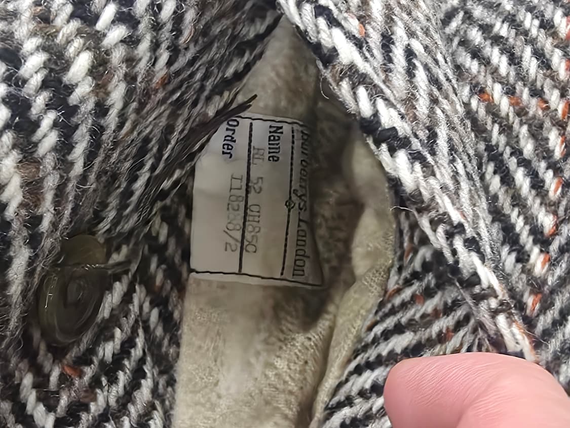 버버리 아이리쉬 트위드 코트 상품이미지5