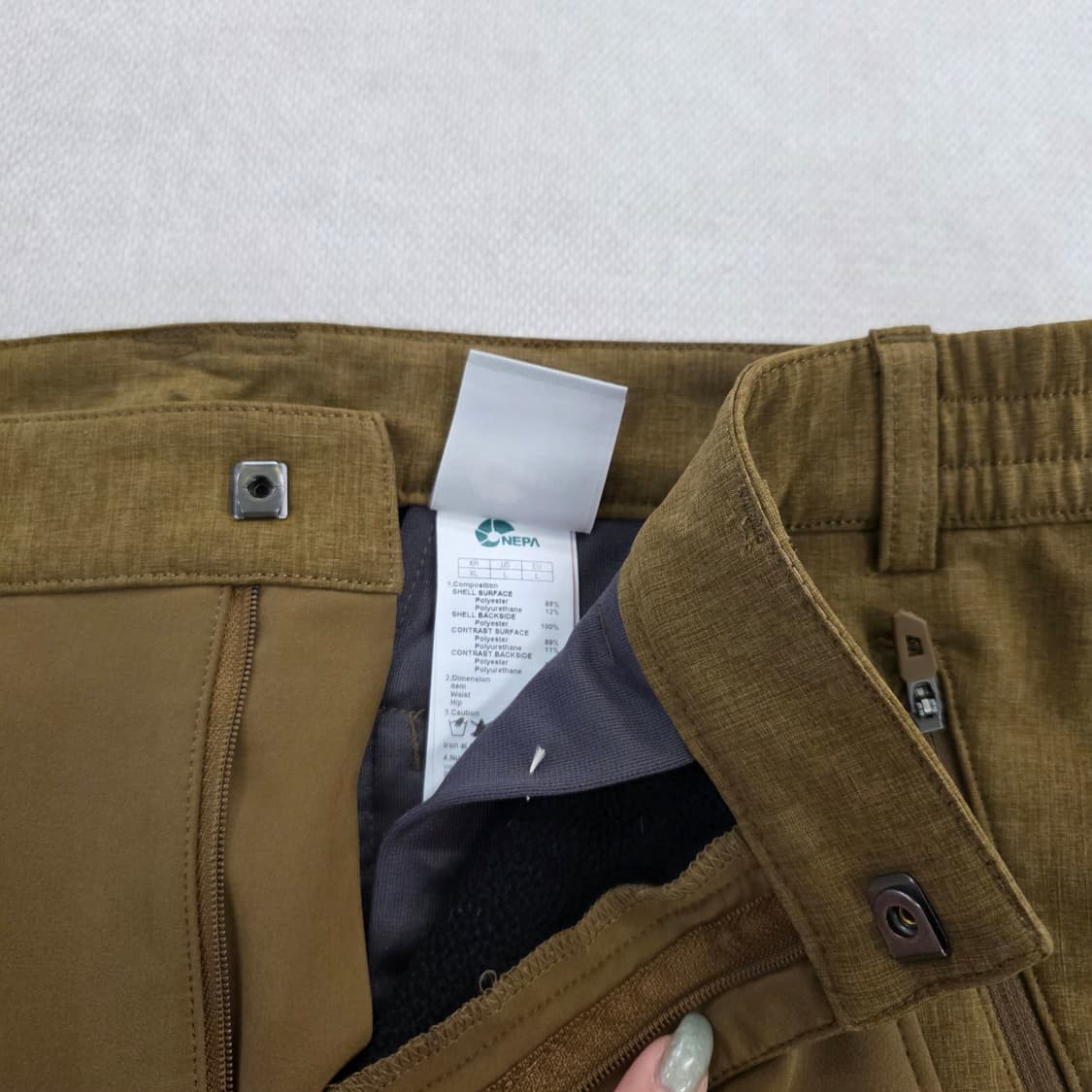 [86] 네파 등산 아웃도어 기모 바지 0202J 상품이미지3