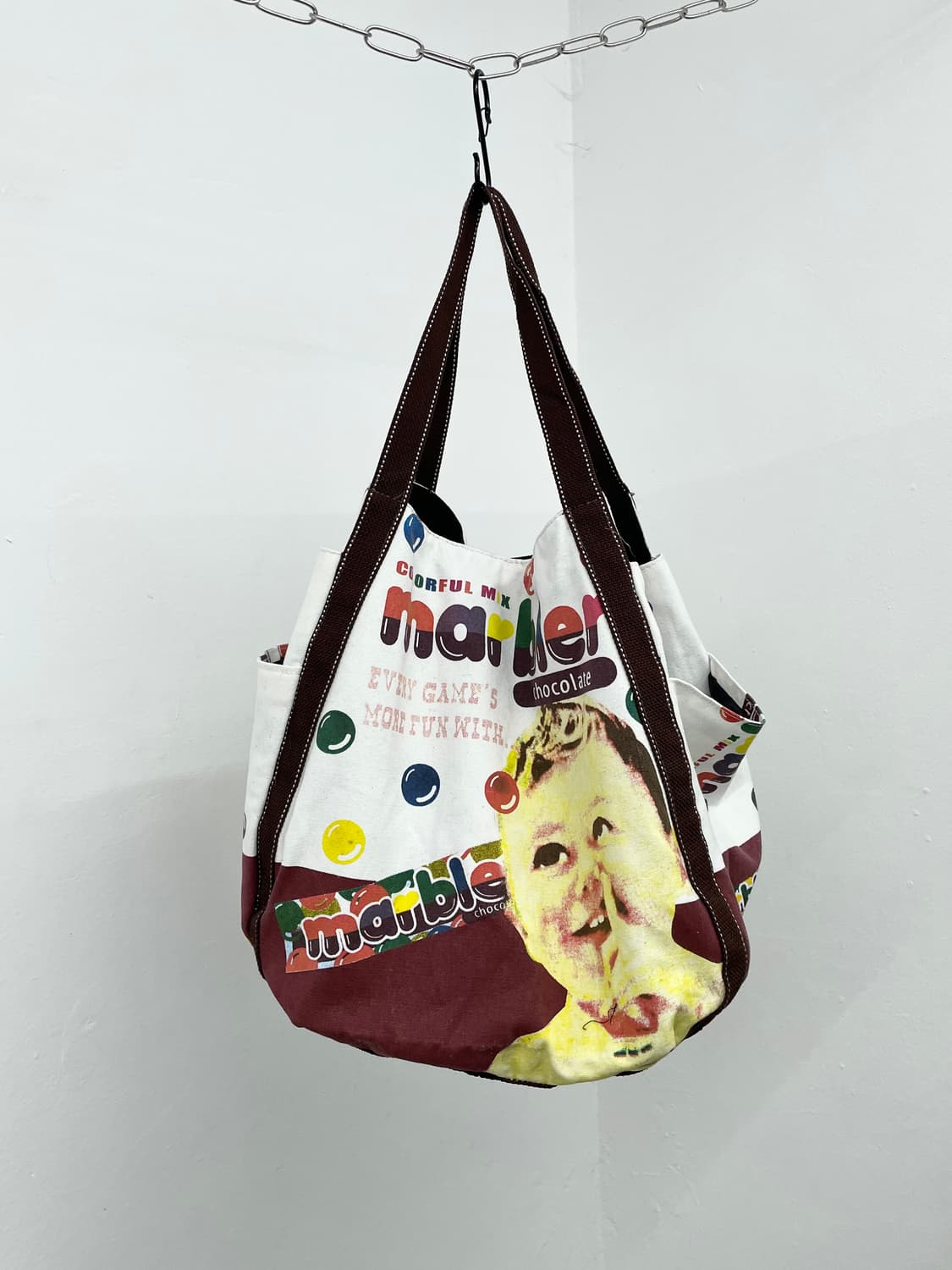모리키치 초콜릿 일러스트 숄더백🍫🍩 상품이미지6