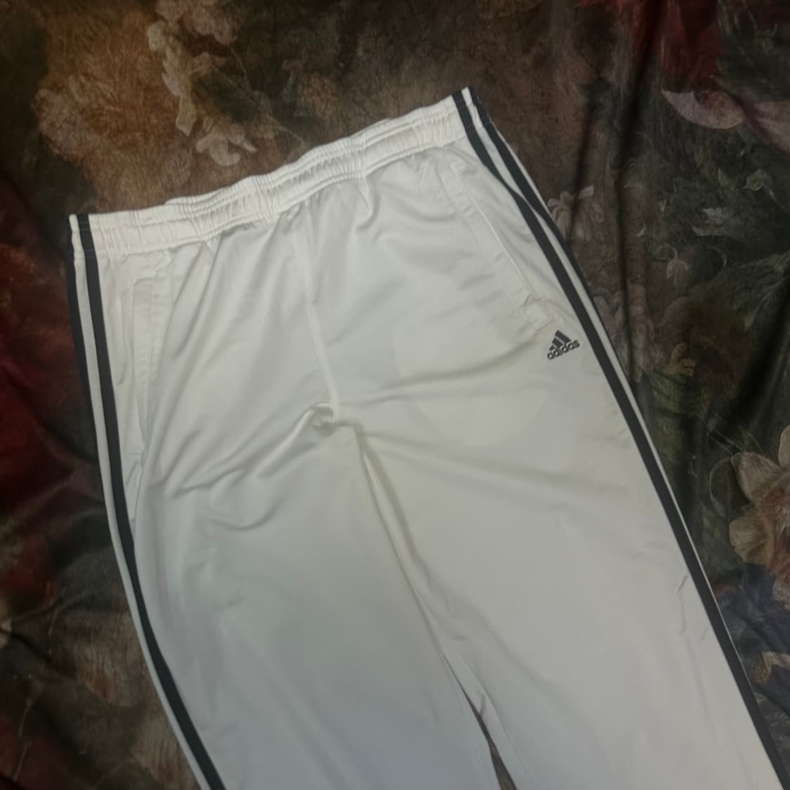 아디다스 퍼포먼스로고 블랙삼선 화이트트랙팬츠 105 상품이미지2