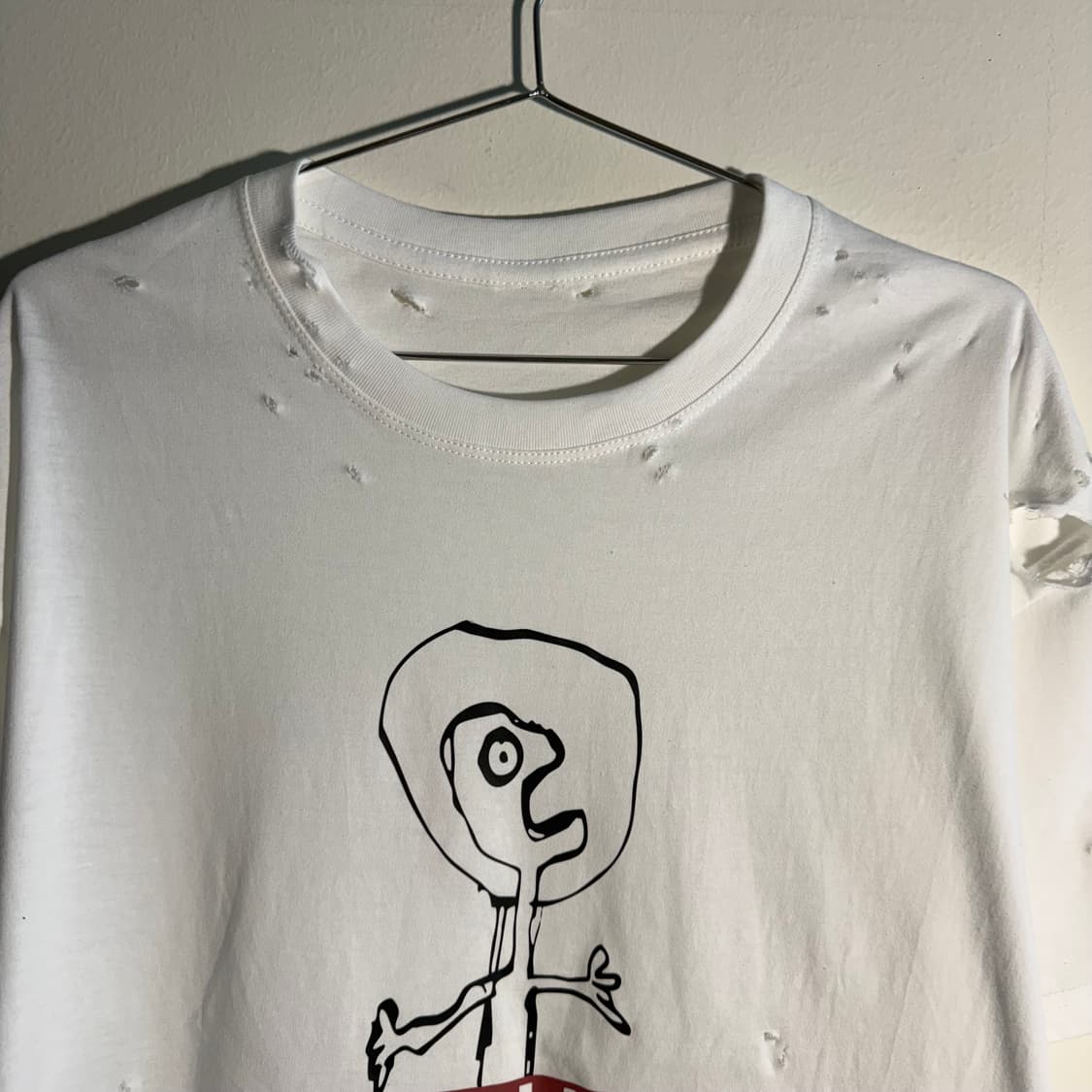 락스타 라디오헤드 빈티지 데미지 디스트레스 밴드 티셔츠  상품이미지4