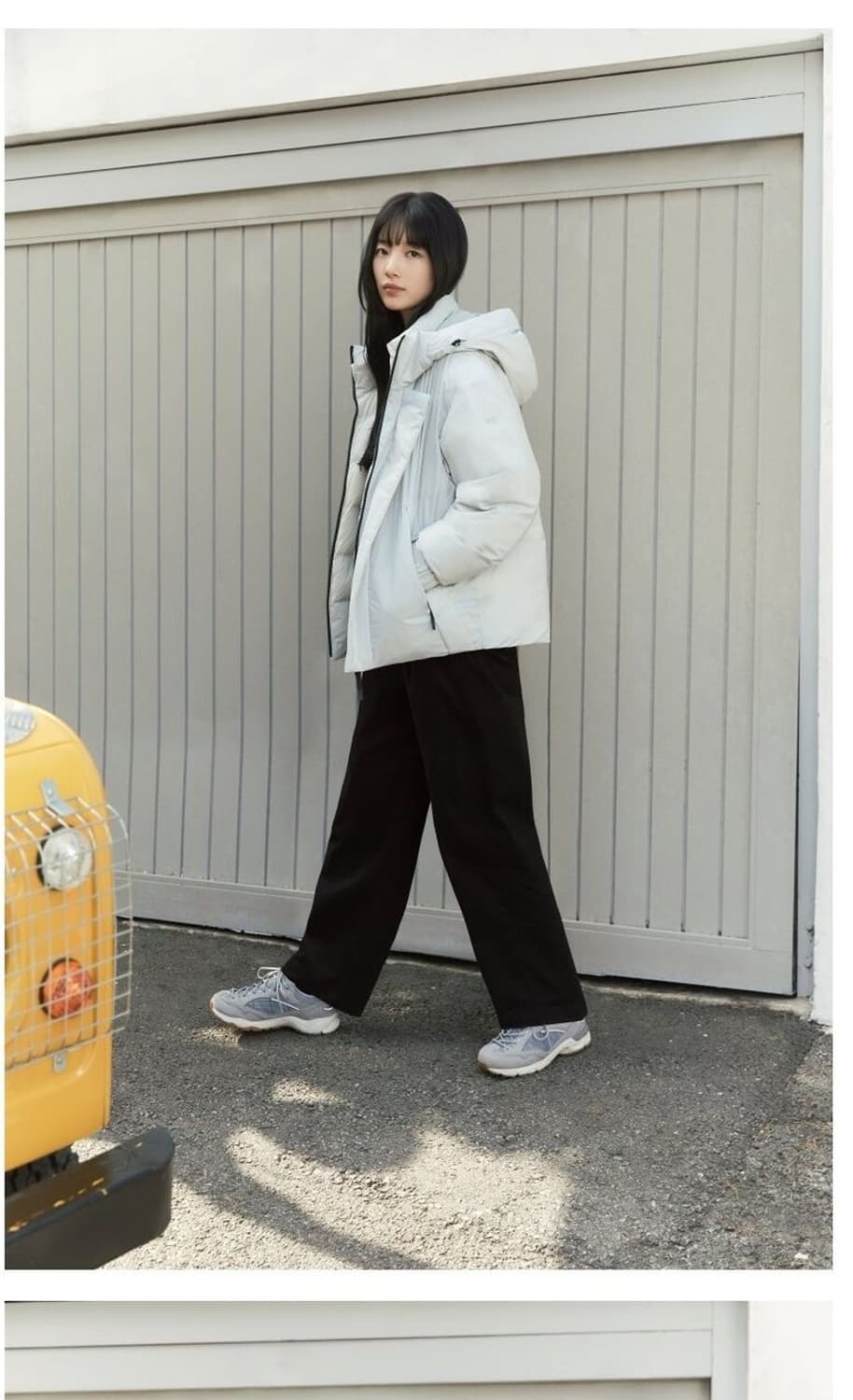 k2씬에어 후디 사이즈85 라이트그레이 새상품 상품이미지2