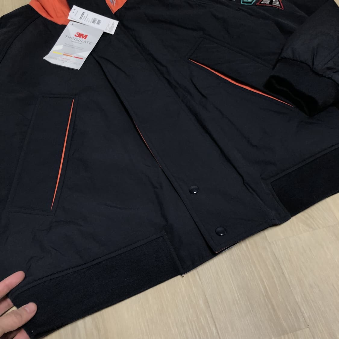 (XL) 새상품 노티카 x 선러브 리버시블 3M 신슐레이트 자켓 네이비 상품이미지4