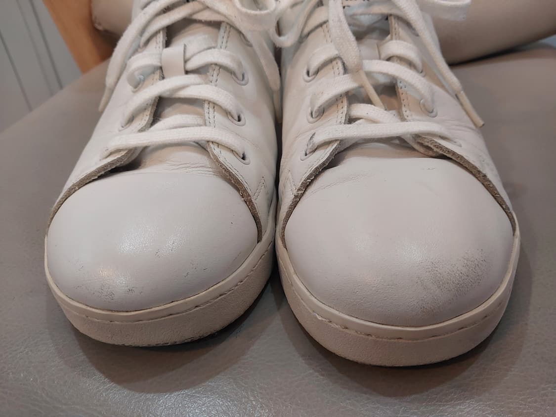 Kid Cudi x APC 아페쎄 스니커즈 레더 화이트 260mm 상품이미지3