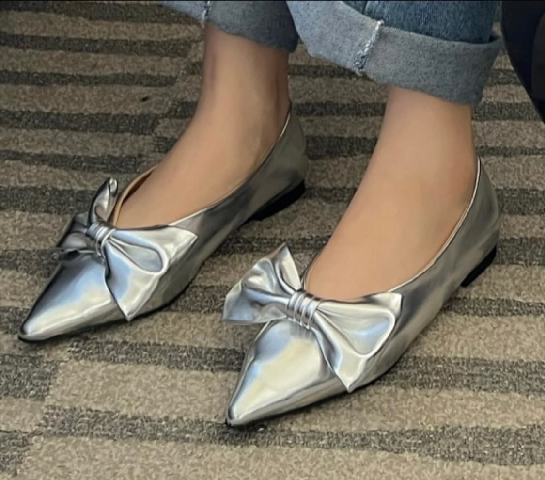 리본 플랫 슈즈(새상품) 상품이미지3