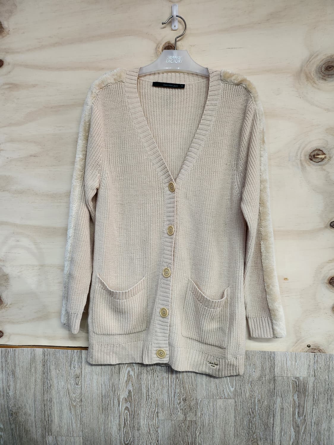 134) 켈빈클라인 진스 퍼포인트 가디건 상품이미지1