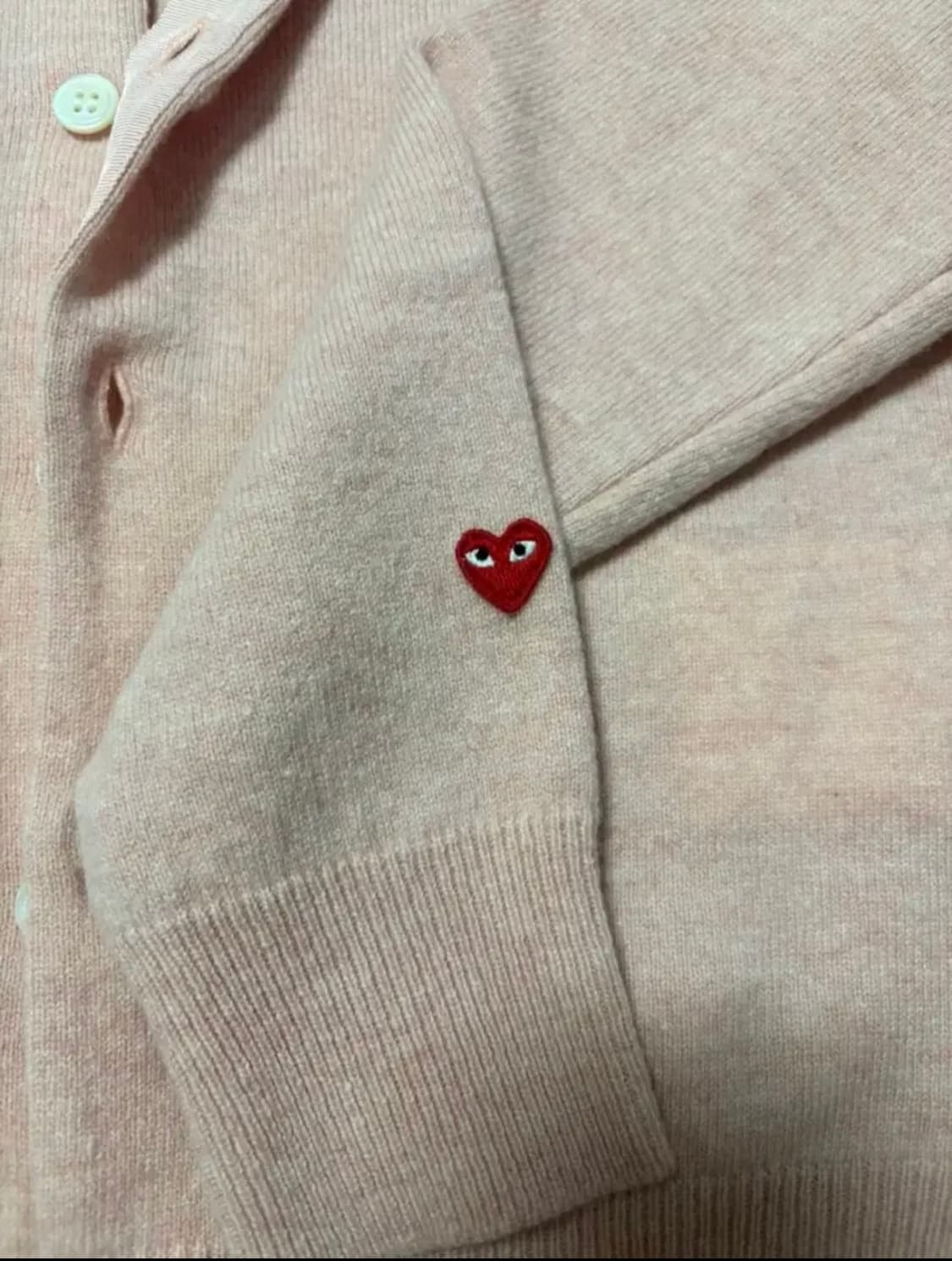 꼼데가르송핑크가디건 상품이미지4