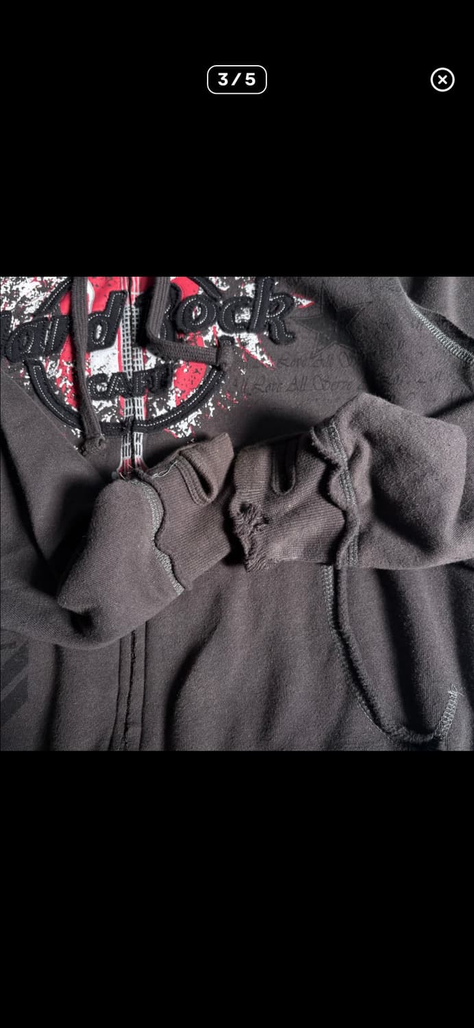 하드락카페 hard rock cafe 후드집업 상품이미지3