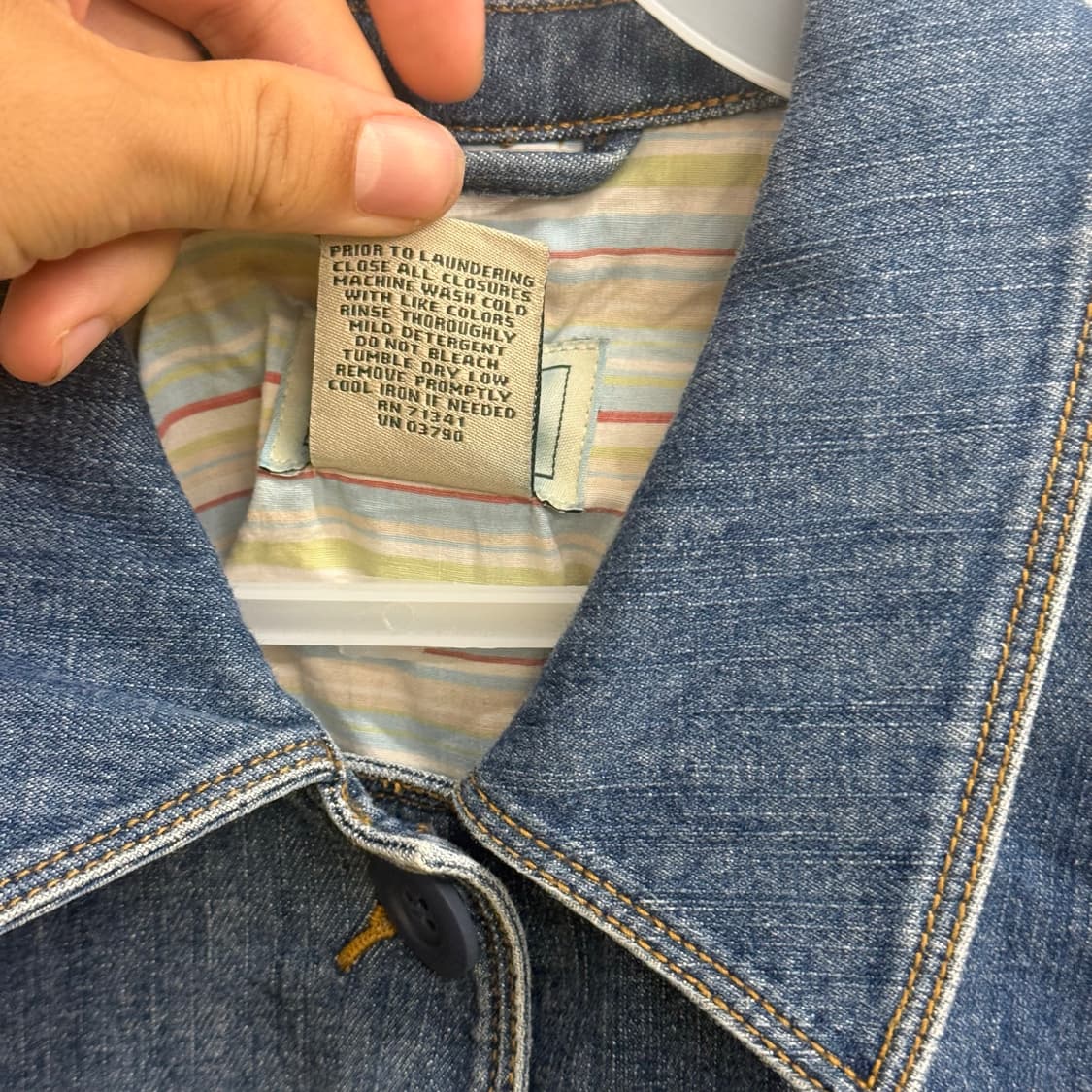 엘엘빈(L.L.Bean) 여성 데님 청자켓 (M) 상품이미지3