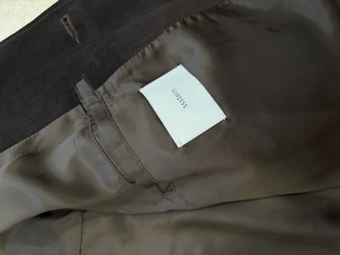 Sstein 슈타인 스웨이드 카코트 다크 브라운 M 새상품 상품이미지4