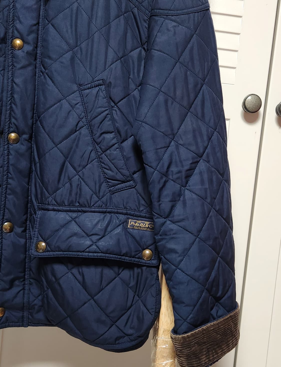 폴로 랄프로렌 퀄팅 코듀로이 점퍼 자켓 상품이미지3