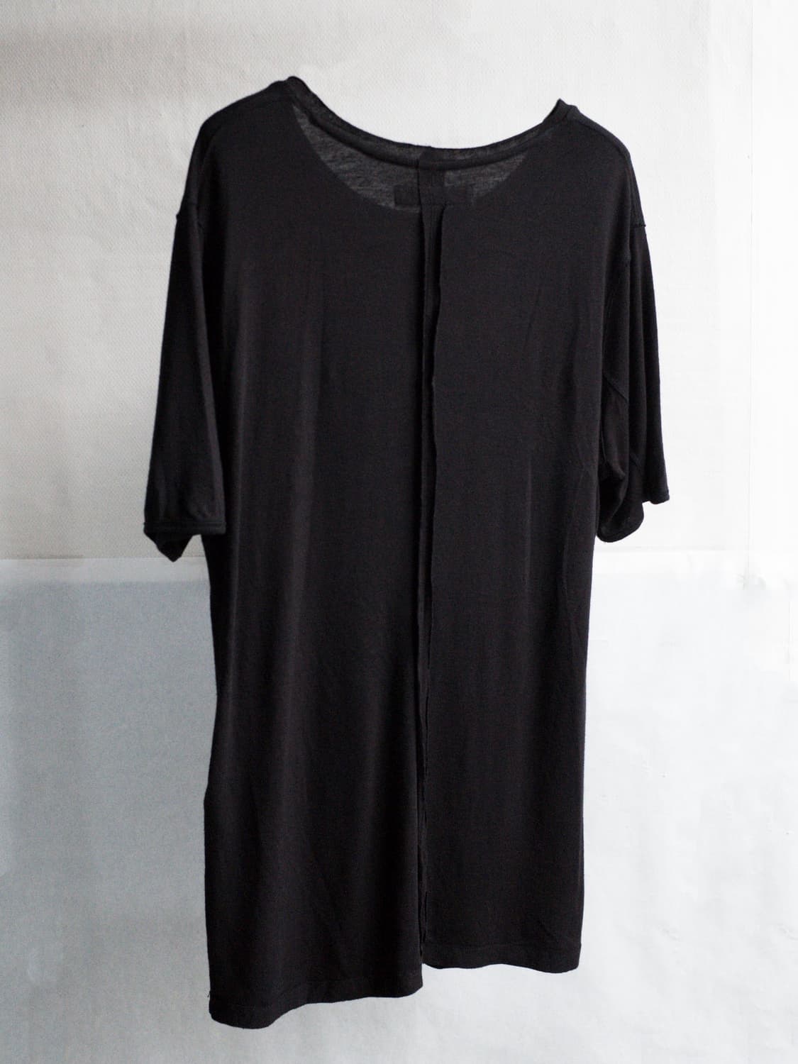 blackme 블랙멀 double neck tee / black 상품이미지1