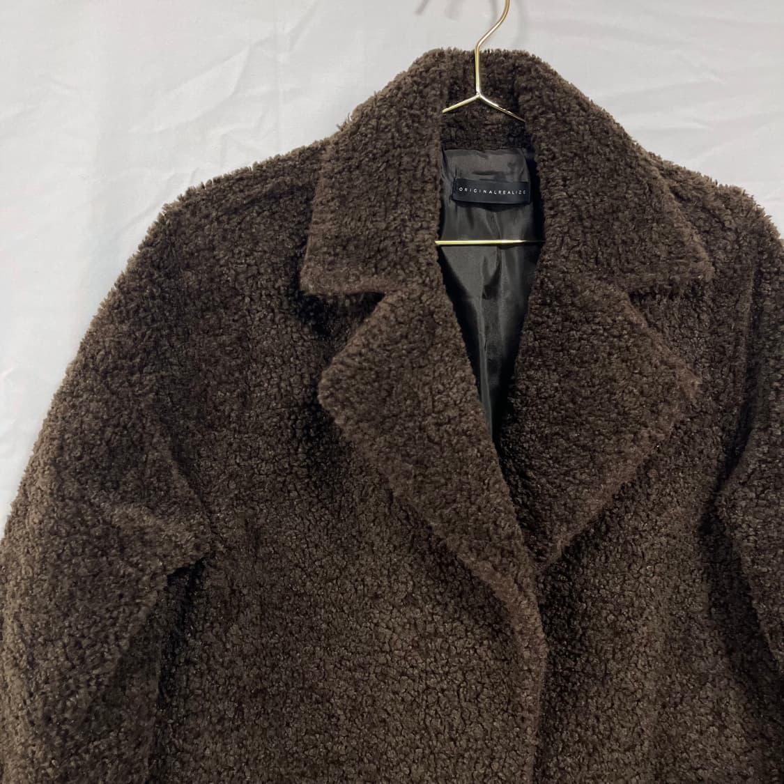 오르(ORR) 뽀글이 롱 코트 상품이미지3