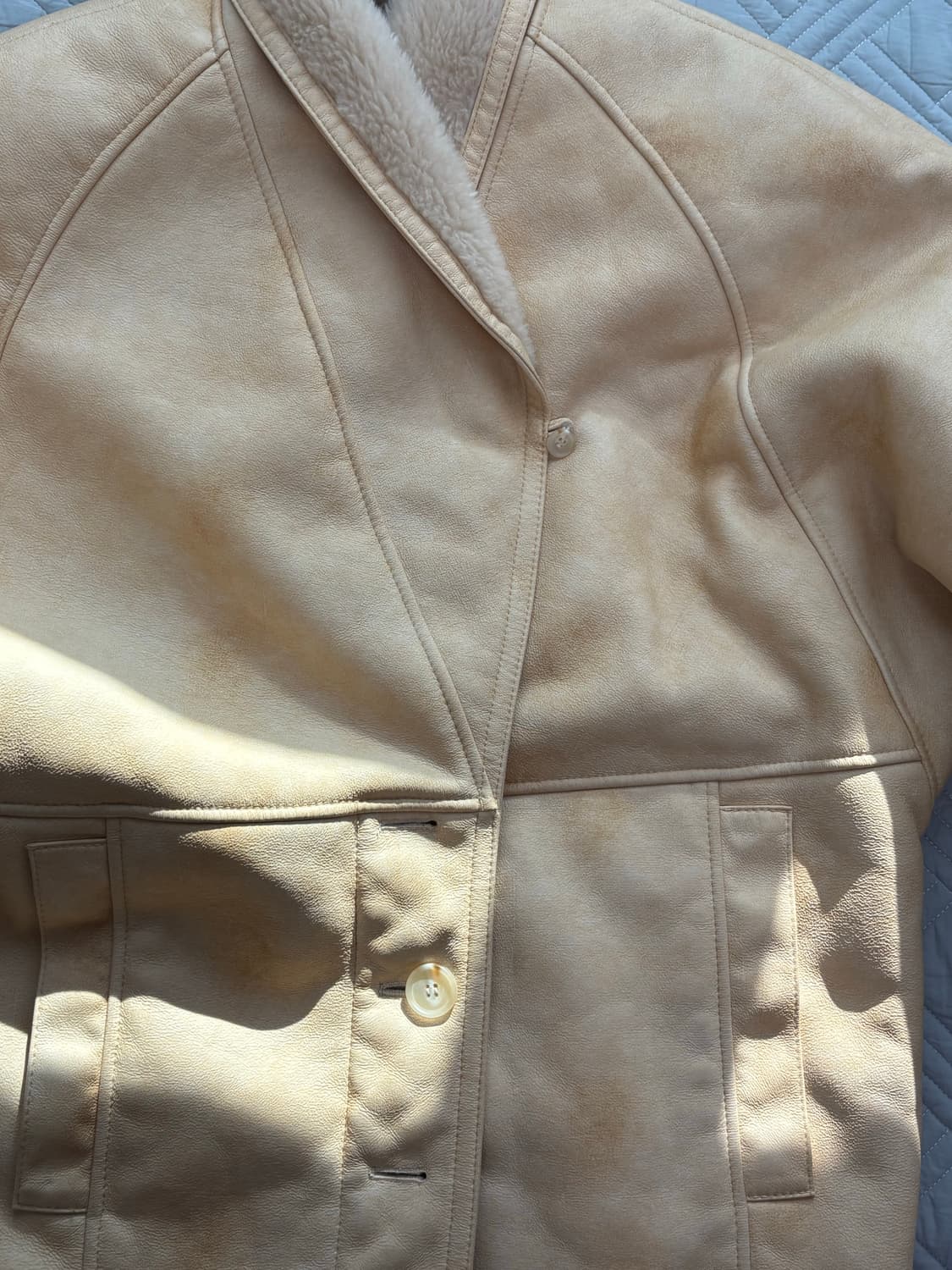 Le 무스탕 자켓 (Begie) 상품이미지5