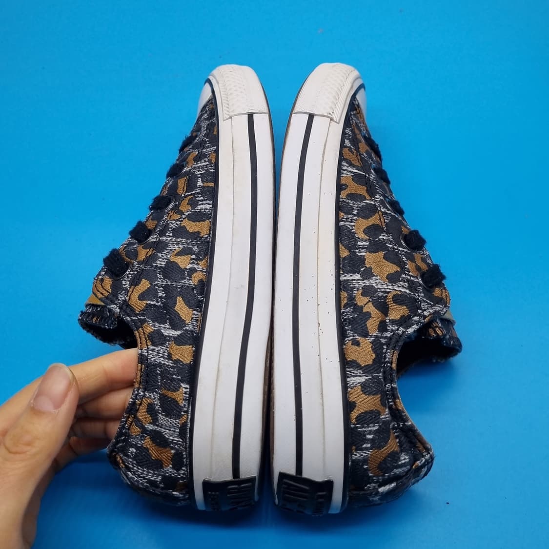 컨버스 레오파드 여성스니커즈230 상품이미지5