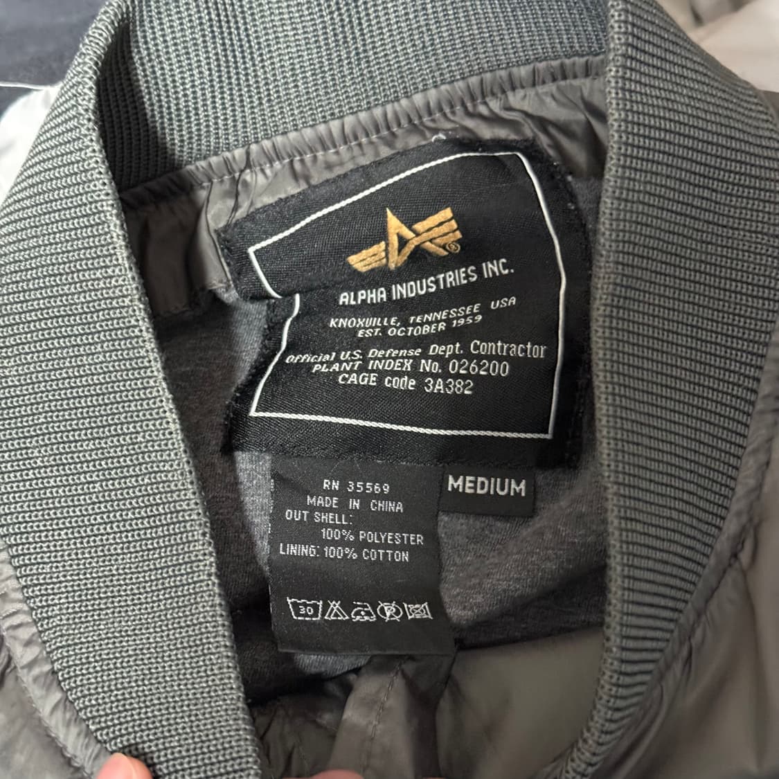 M 알파인더스트리 MA-1 봄버 자켓 상품이미지4