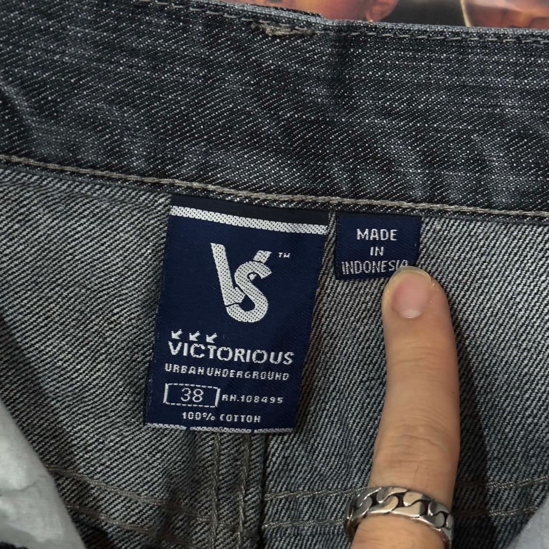 00s Victorious 데님 9부 반바지 상품이미지5