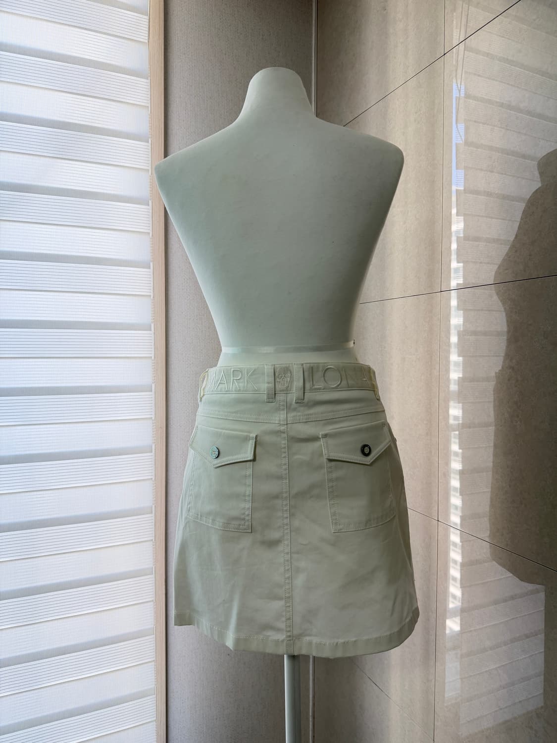 마크앤로나 아이보리 스커트 치마 S 상품이미지4