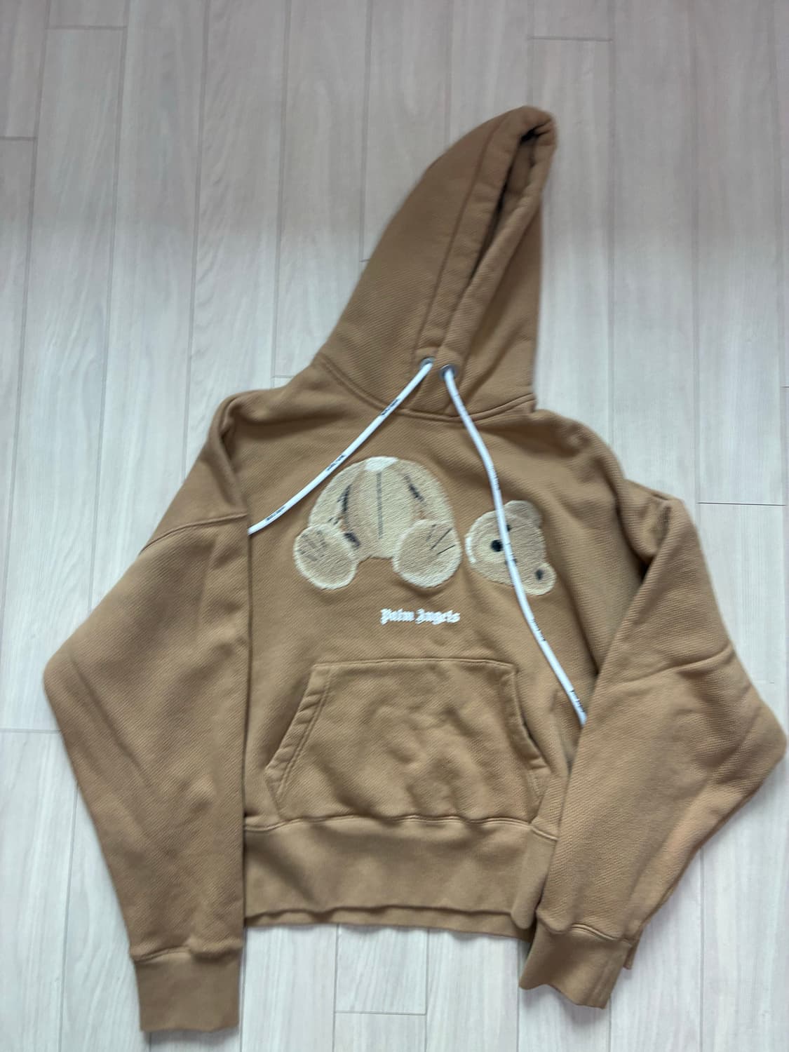 팜엔젤스 베이지/카멜컬러 베어 후드 xs (실제 S-L) 상품이미지1