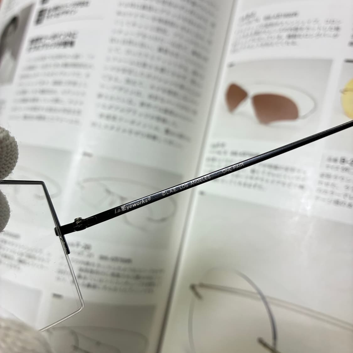 L.A. Eyeworks 엘에이 아이웍스 반무테 티타늄 안경 상품이미지5
