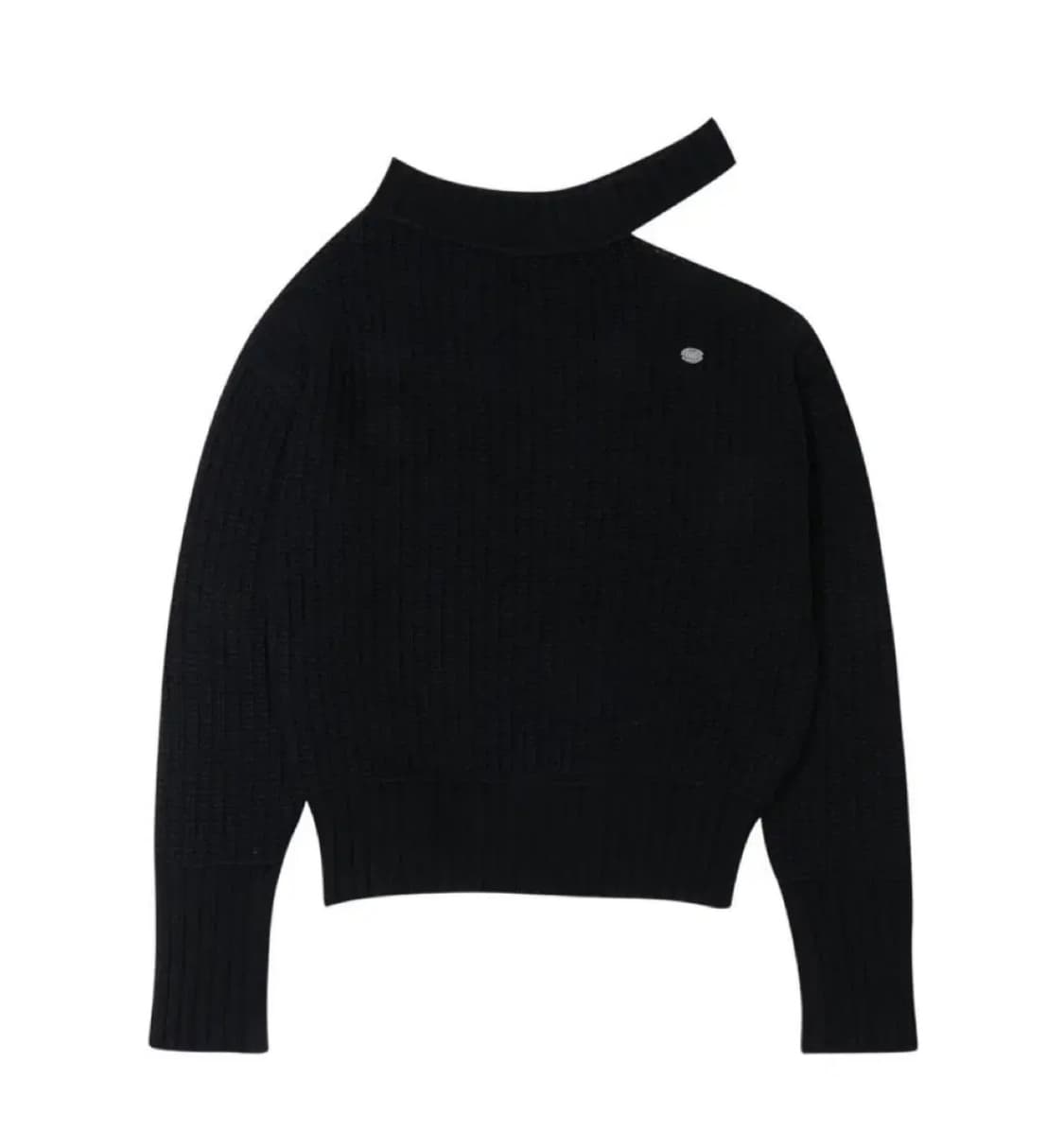 보헤미안서울 넥 컷아웃 루즈핏 니트 상품이미지1