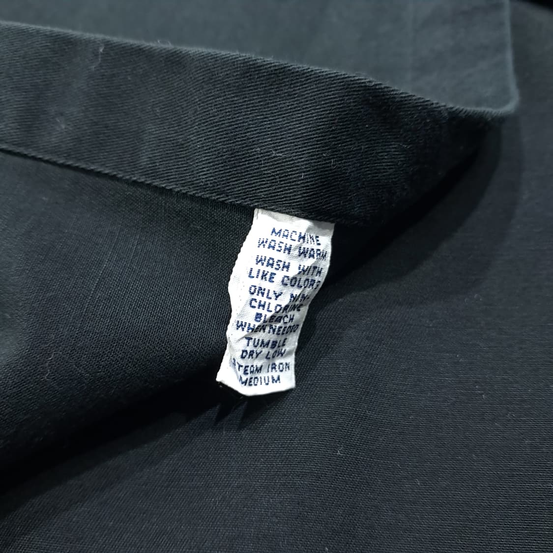 CL723 4XLT 폴로 90s 코튼 헤비트윌 버튼다운 블랙 셔츠 남방 상품이미지5