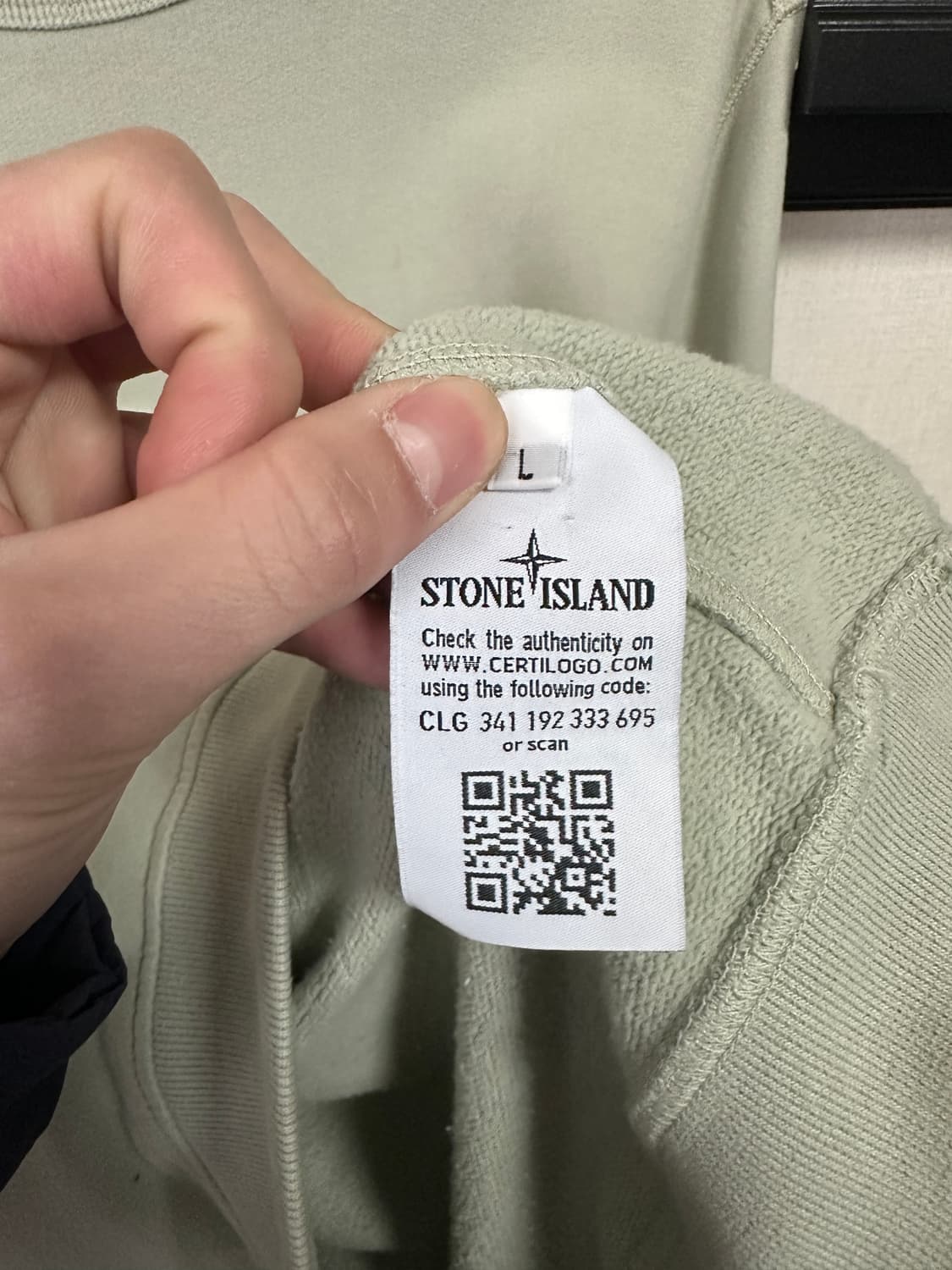 스톤아일랜드 맨투맨 그린 L (100) 상품이미지6