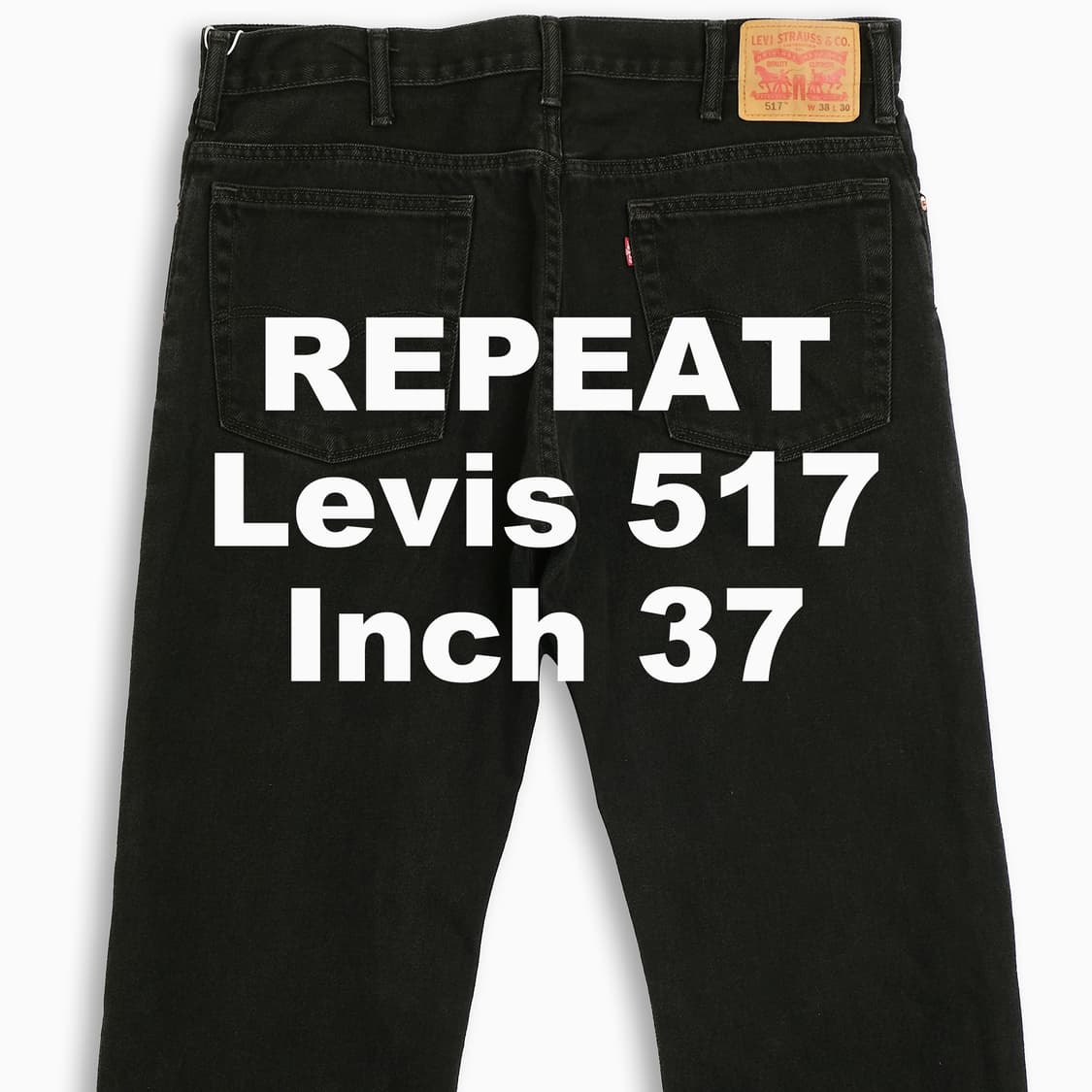 빈티지 리바이스 517 흑청 블랙진 37 인치 LV5173880 상품이미지1