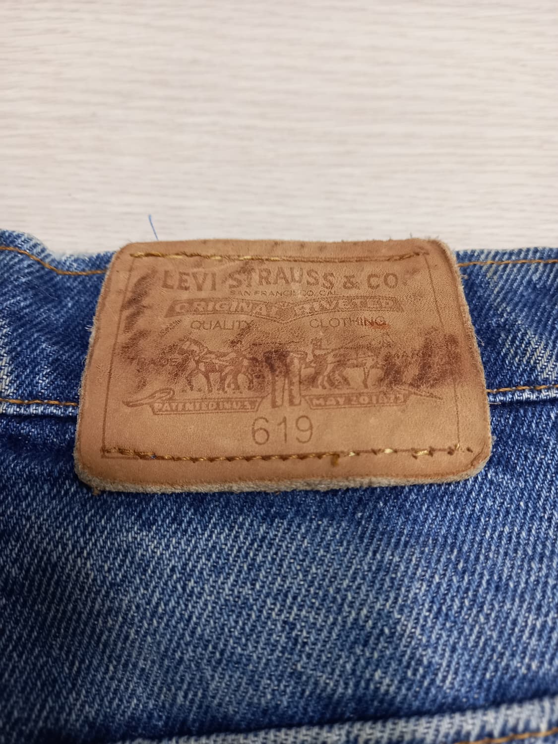 35-36 93's 리바이스619 오렌지탭 일자진 커스텀 36-437 상품이미지5