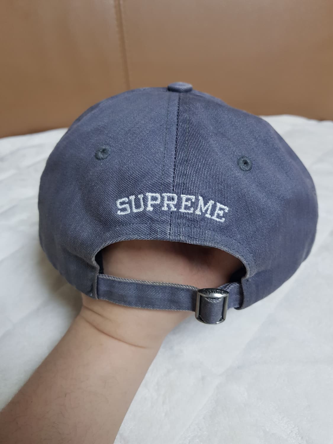 슈프림 피그먼트 S로고 캡 모자 볼캡 그레이 22FW 상품이미지4