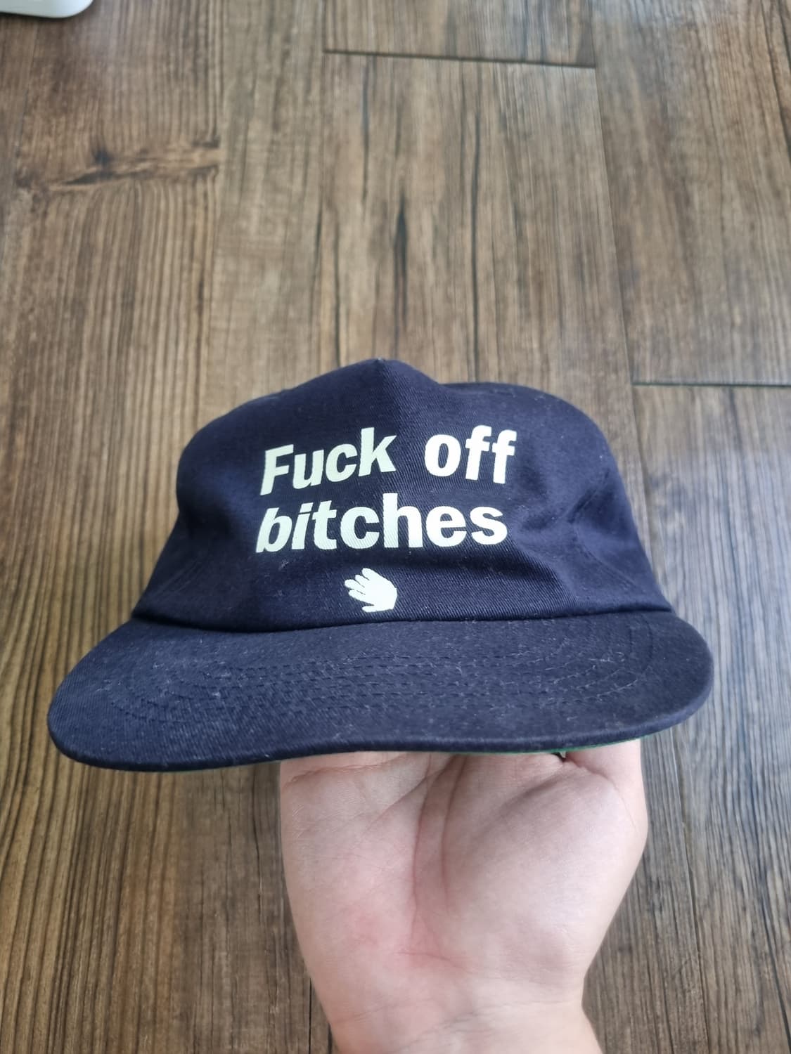 오늘만 판매) 하키스틱찹 fuck off bitches 모자 상품이미지2