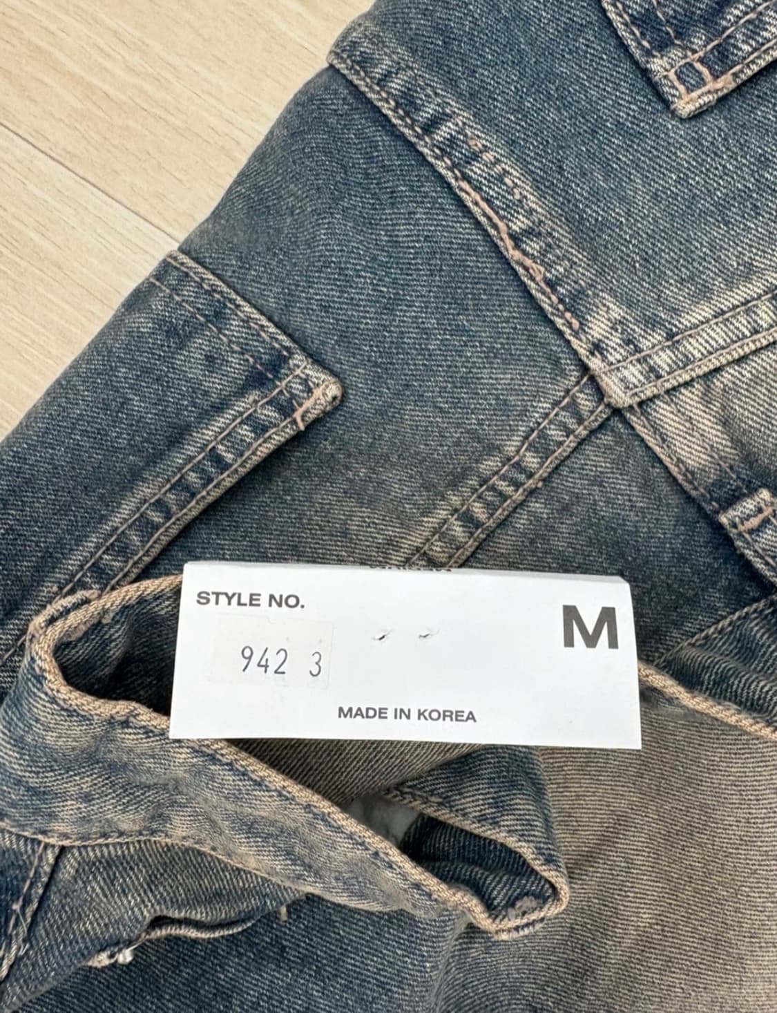 워싱 데님팬츠 상품이미지2