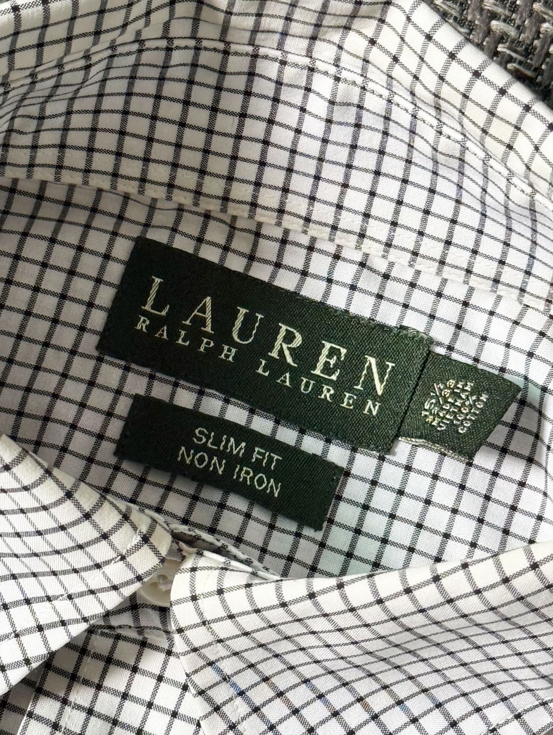 로렌 랄프로렌 논아이론 체크 셔츠 (100-105) 상품이미지3