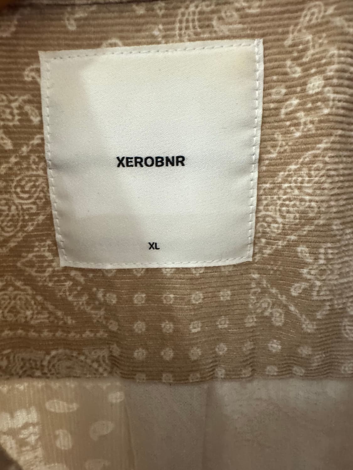 XEROBNR 페이즐리 패턴 셔츠 XL 상품이미지2