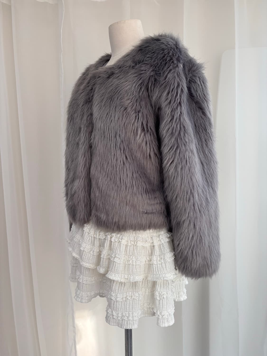 그레이쉬 페이크 퍼 점퍼 상품이미지7