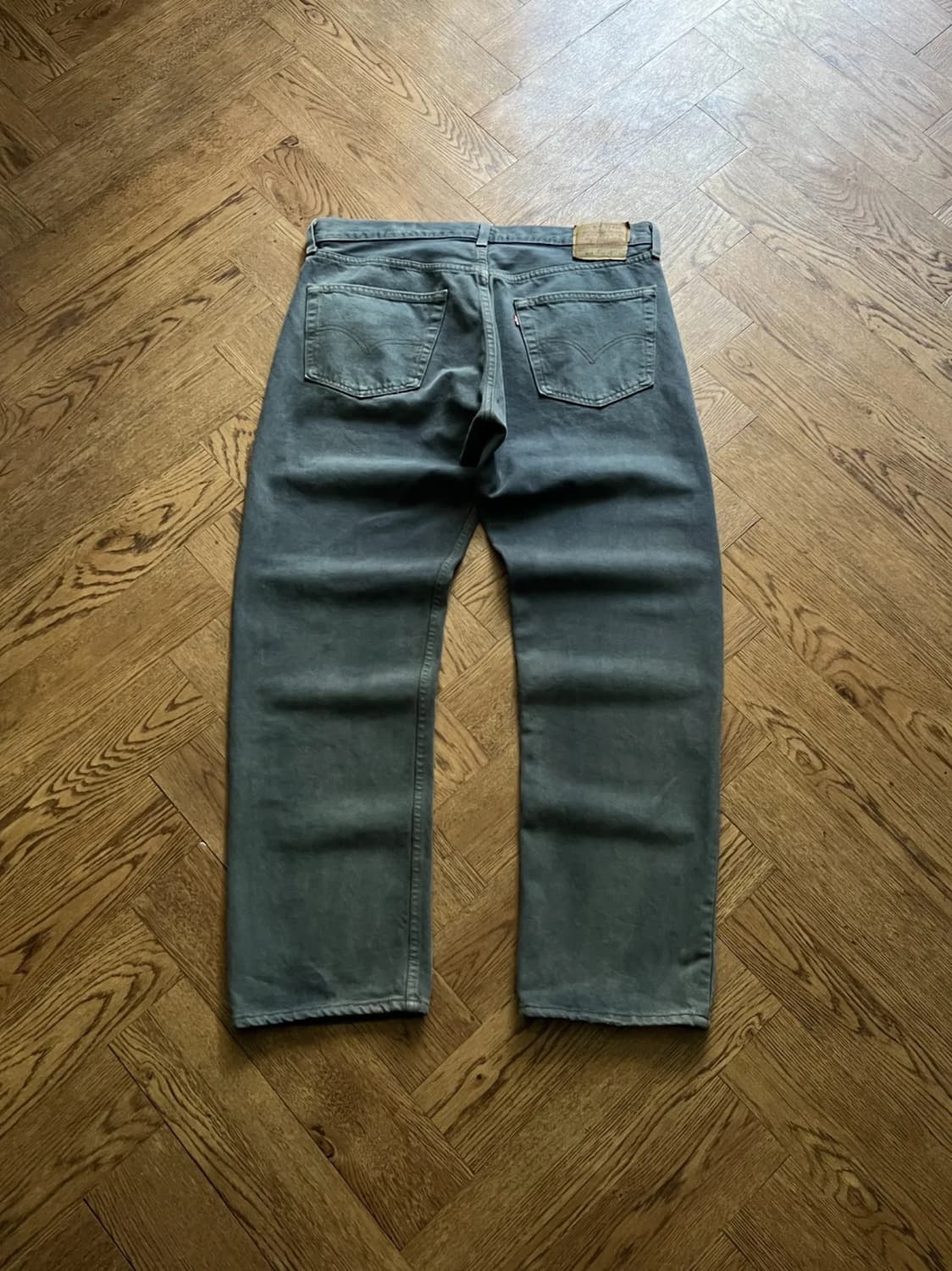 [38]90's 리바이스 501 USA 가먼트다잉 데님 팬츠 S33 상품이미지1