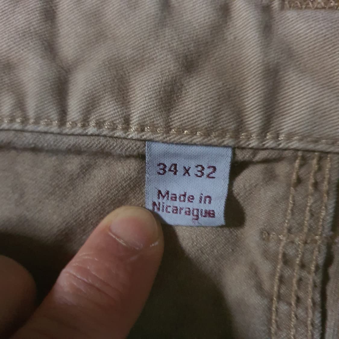 칼하트  릴렉스드 핏 트윌 던거리 워크 팬츠 no.76 상품이미지5