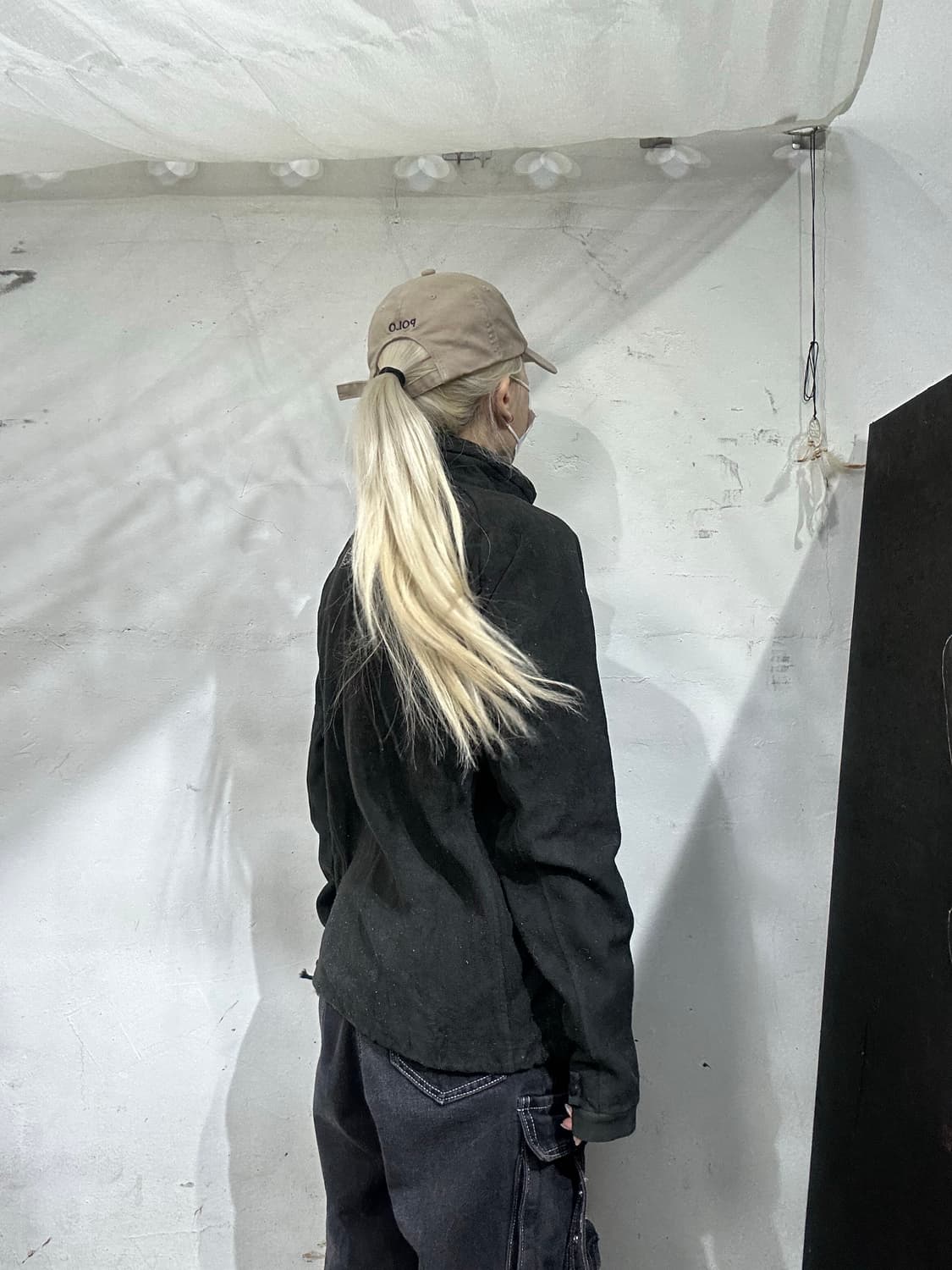 노스페이스 블랙 후리스 뽀글이 자켓 M 상품이미지3