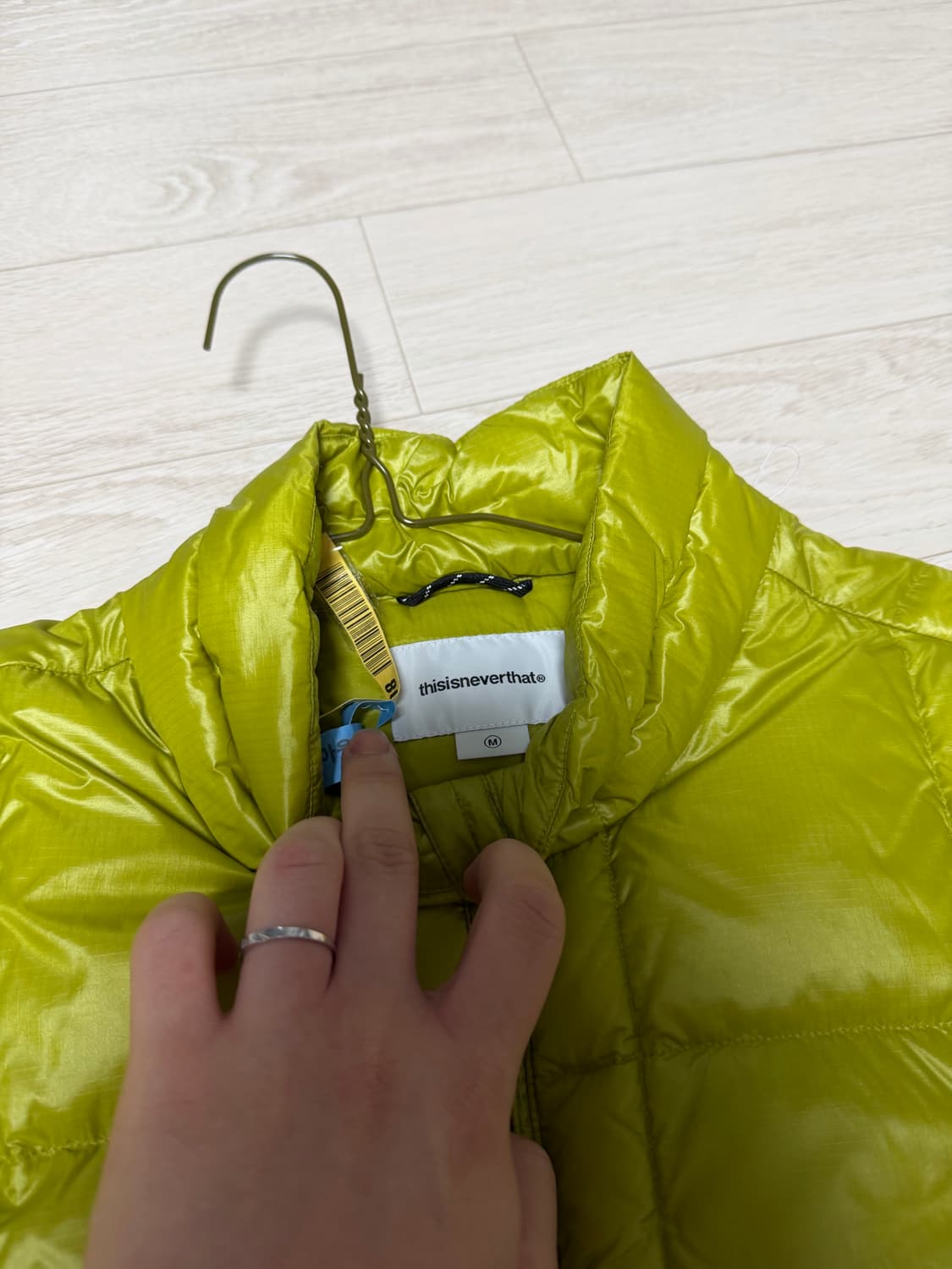 디스이즈네버댓 퍼텍스 라이트다운 경량패딩 m 상품이미지3