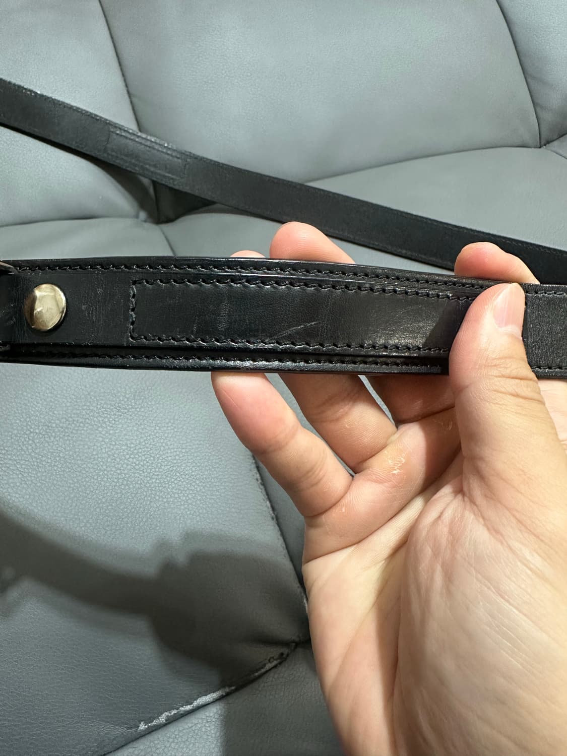 르메르 미니멀 웨스턴 벨트 블랙 90 상품이미지6