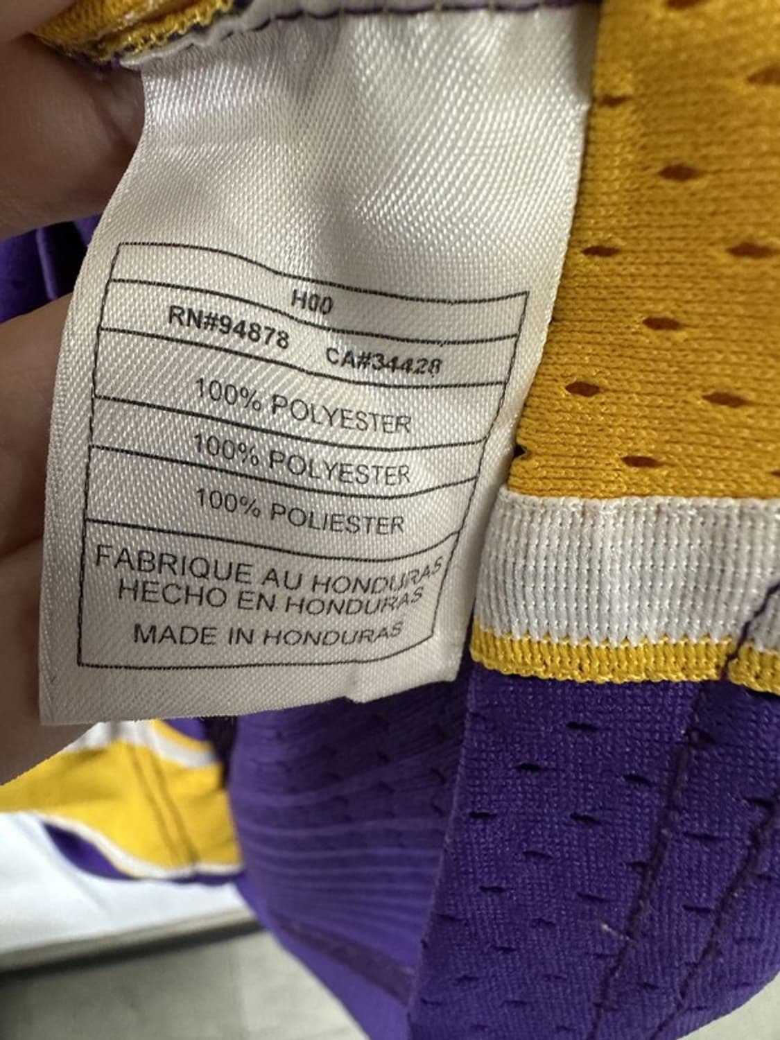 [XL] NIKE 00s 빈티지 LA레이커스 샤킬오닐 농구저지 상품이미지7