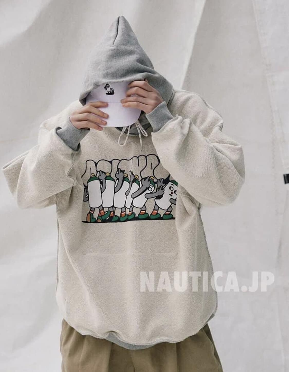 노티카 재팬 Stacks 리버시블 후드 상품이미지1