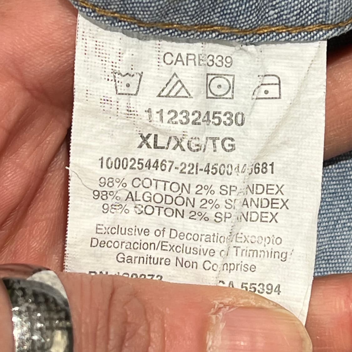 랭글러 워크 데님셔츠 s10507 상품이미지8