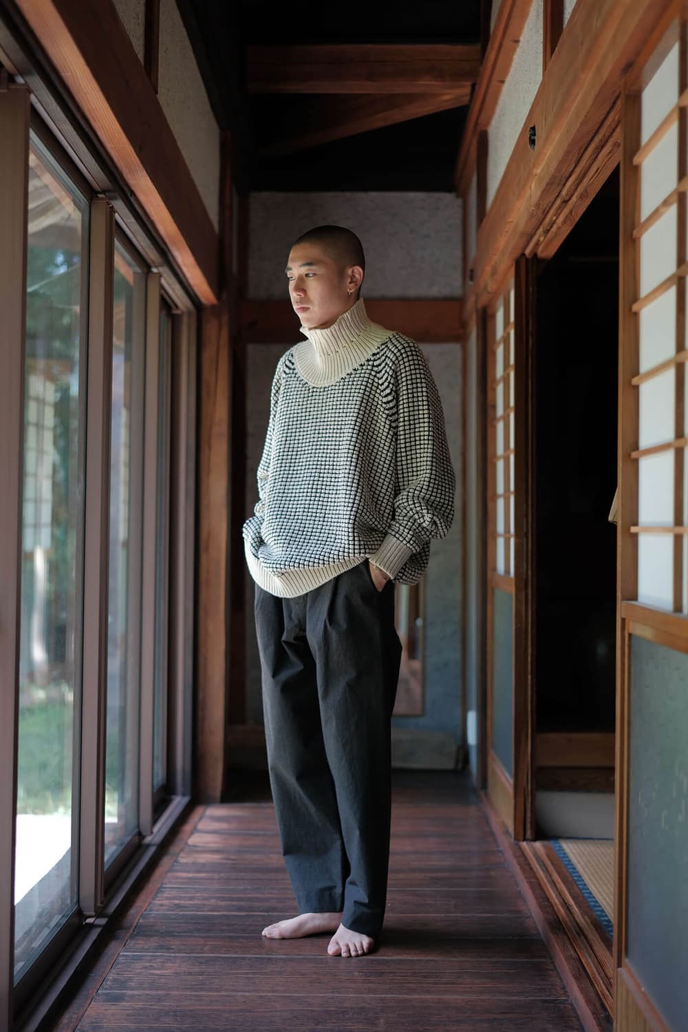 [M] 얀 얀 반 에쉐 니트 61 새제품 판매 상품이미지1